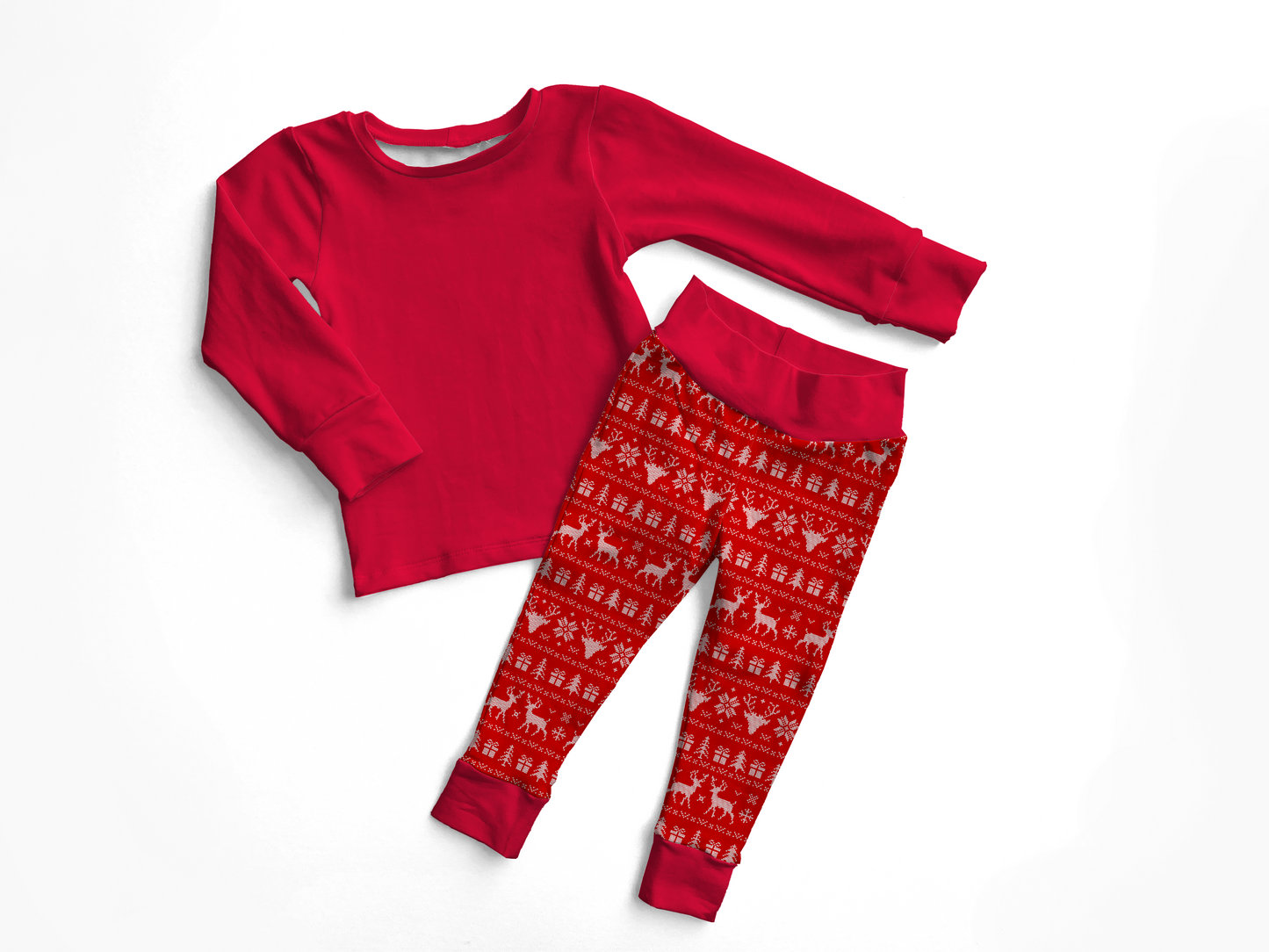 Red children PJ.