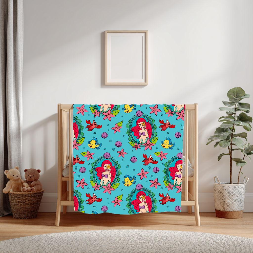 Pre-Order Minky Blanket - mermaid