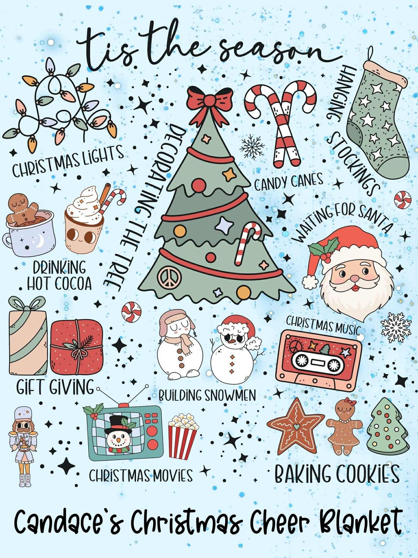 Christmas Name Blanket - PRE-ORDER