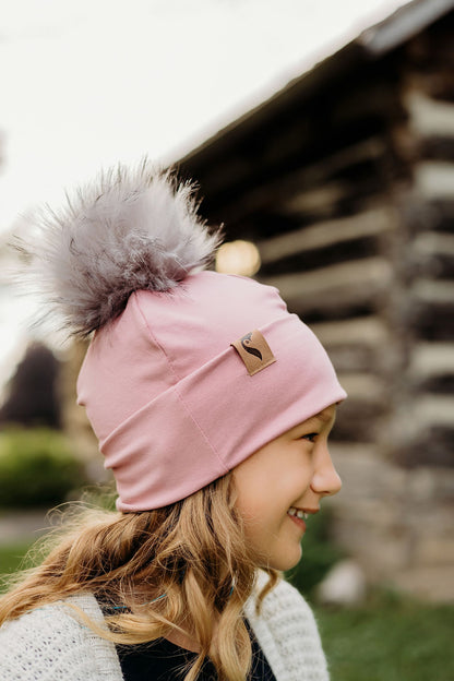 Slouchy Beanie Dusty pink