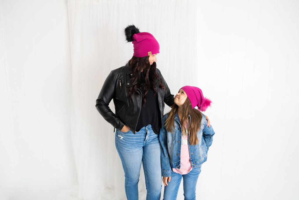 Slouchy Beanie Magenta
