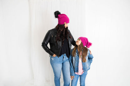 Slouchy Beanie Magenta