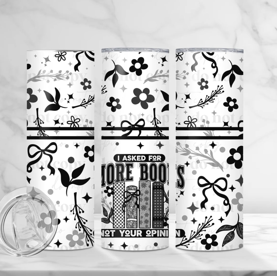 Asked for more books - 20 oz Straight Tumbler