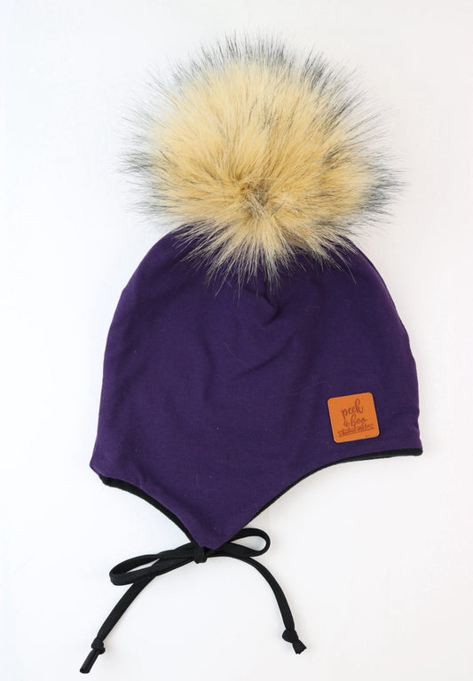 Ear flaps - Purple