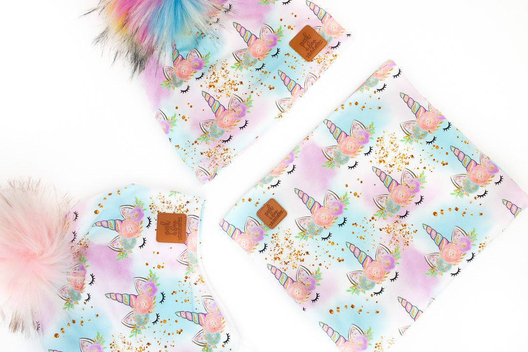 Ear flaps - Unicorns