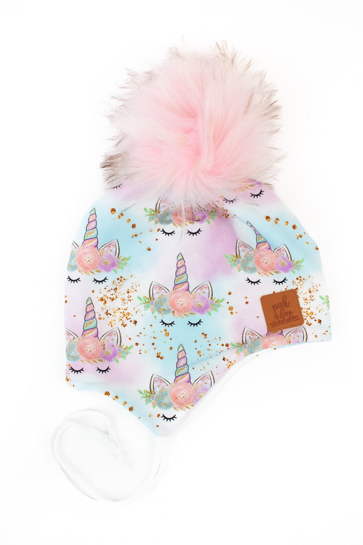 Ear flaps - Unicorns