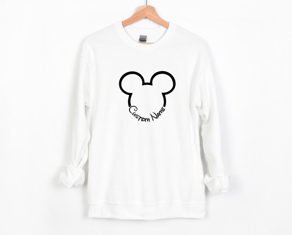 Custom Mouse- Adult Crewneck