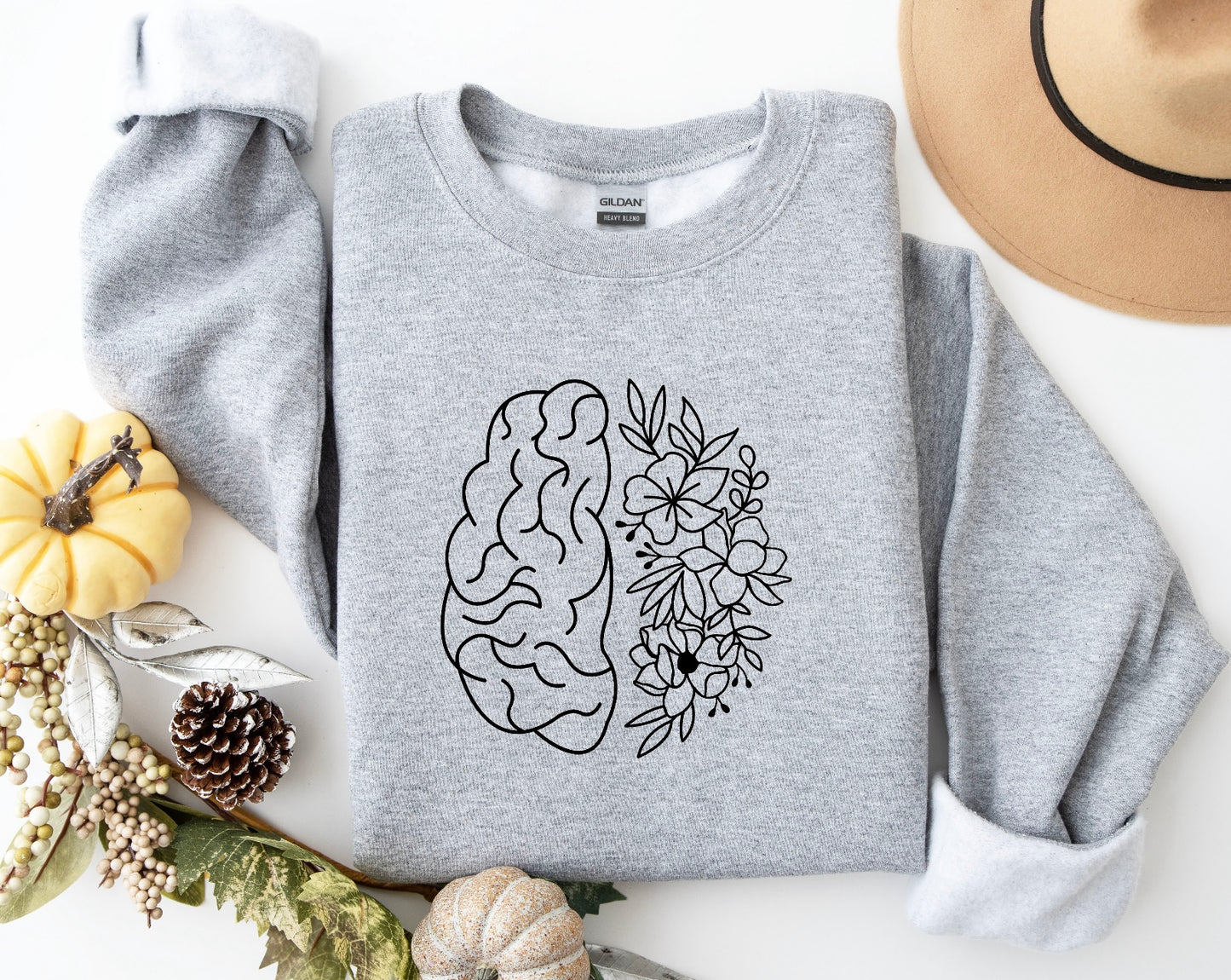 Beautiful mind Crewneck- Adult