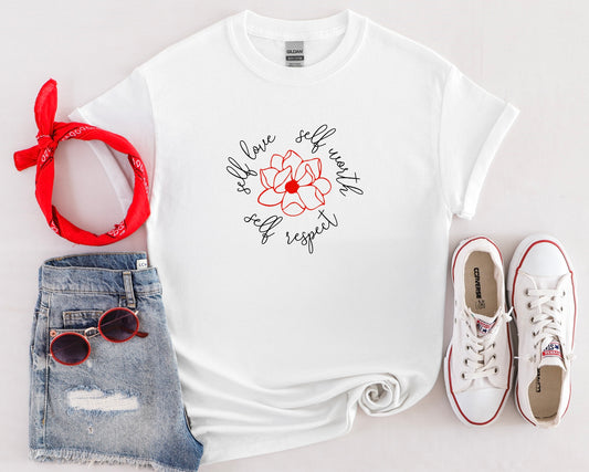 Red Self Love - T-shirt Adult