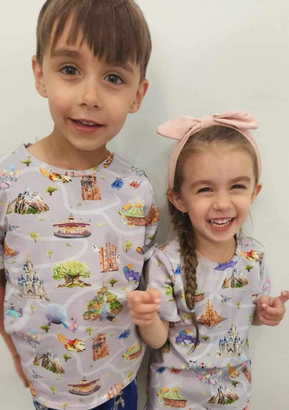 Map - T-shirt - Children