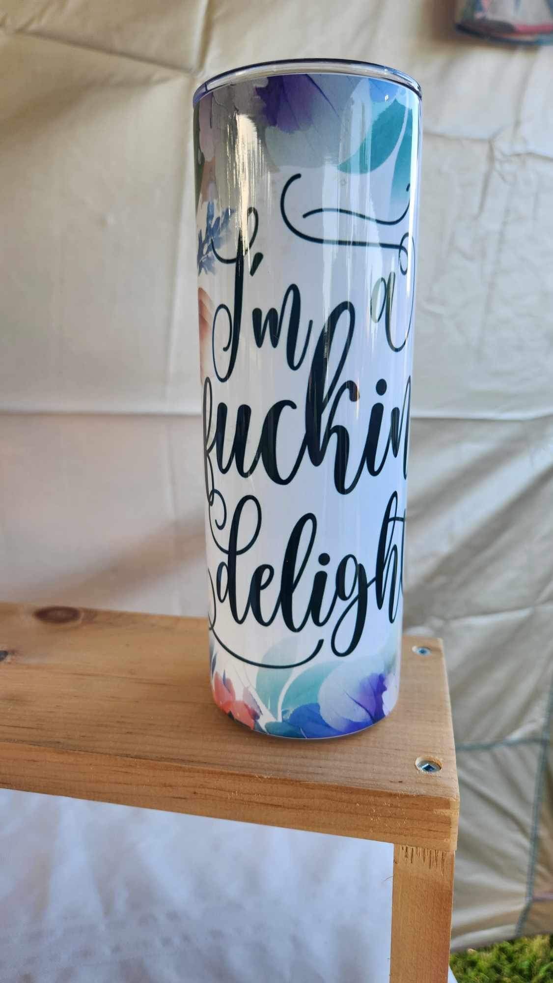 20 oz Straight Tumbler- Delight