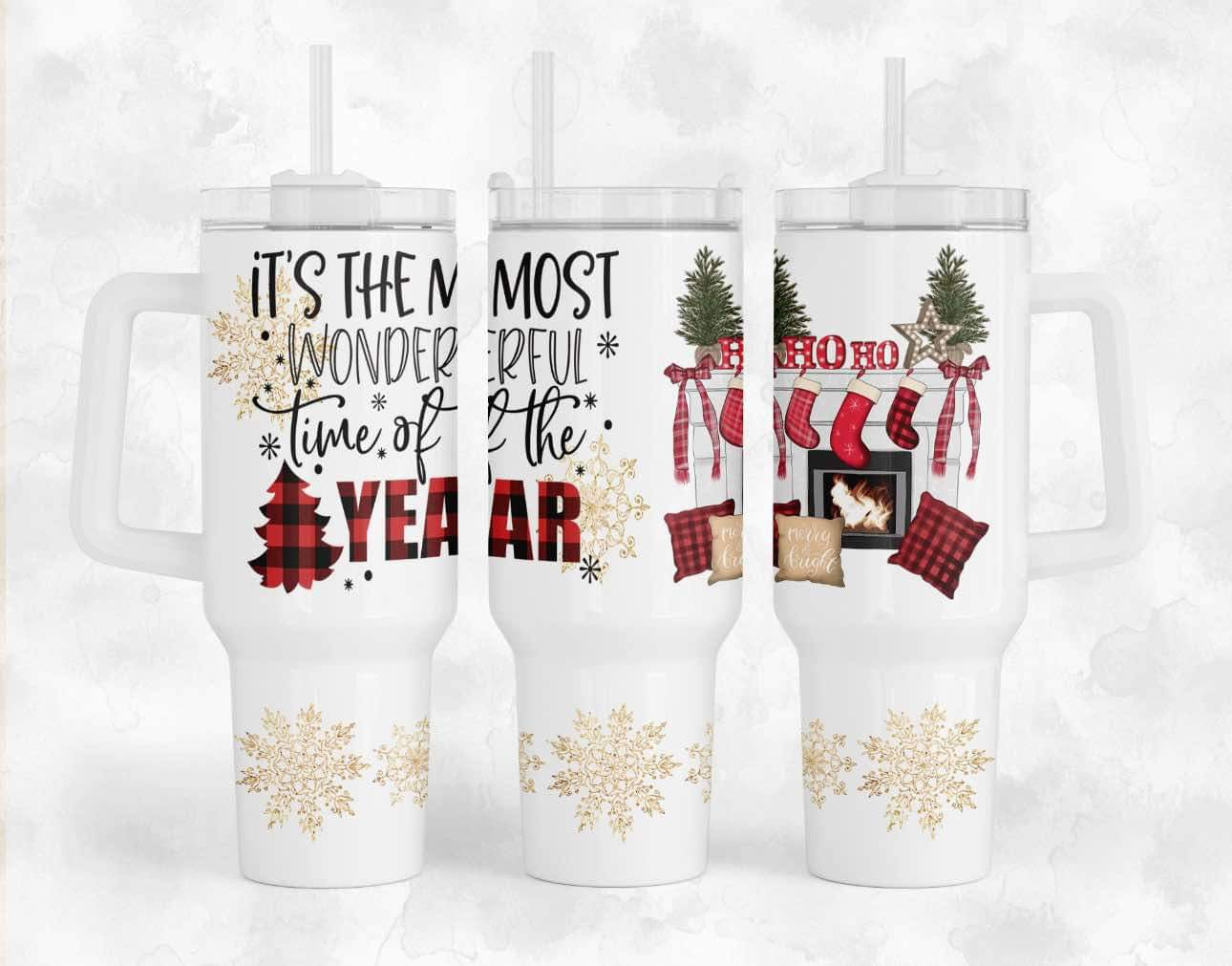 40 oz Tumblers - Wonderful time of year