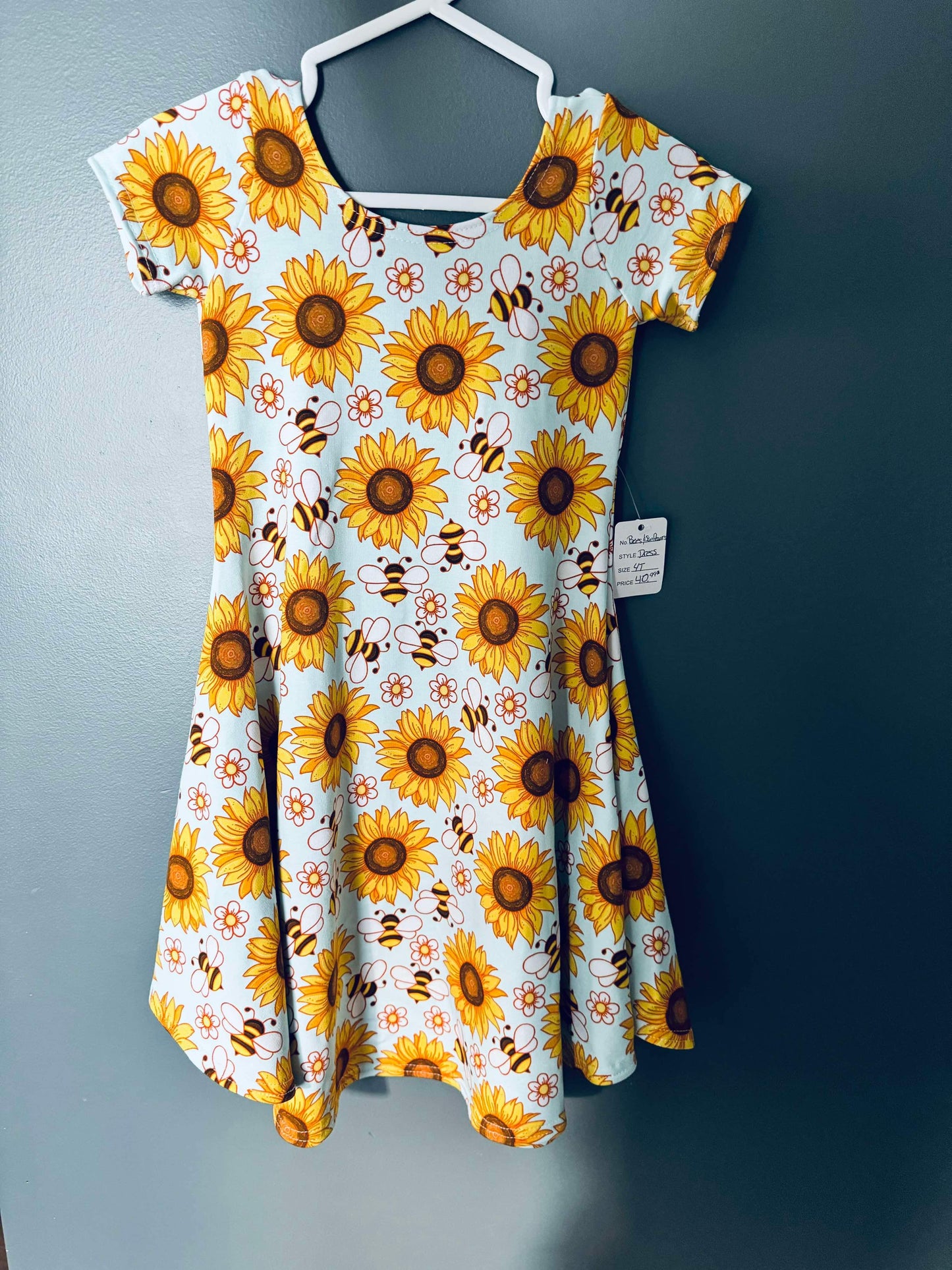 Children- Sunflower & Bees Dress