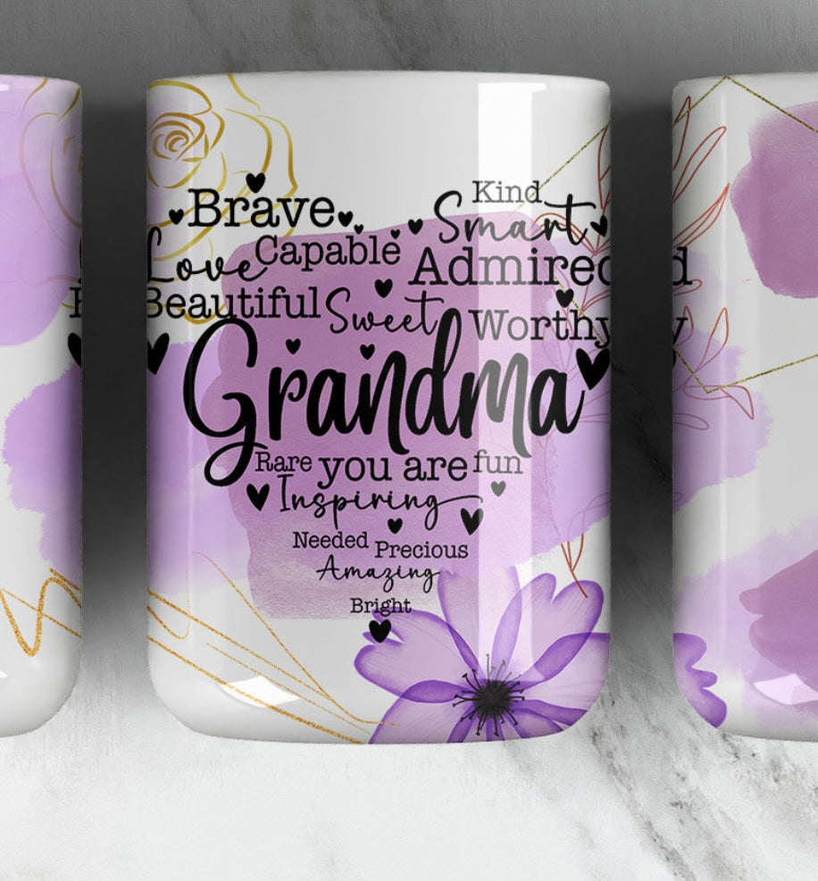 15oz ceramic Mug - Grandma