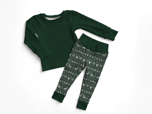 Pre-order- Green children PJ.