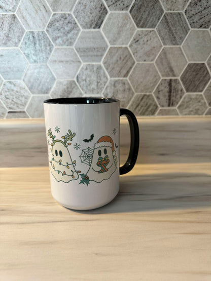 15oz ceramic Mug - Winter Ghosts