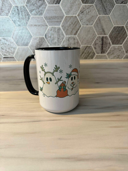 15oz ceramic Mug - Winter Ghosts
