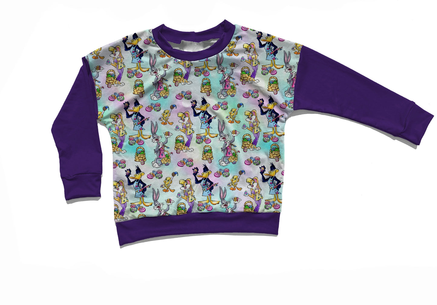 Adult - Crewneck - Bugs B. Purple