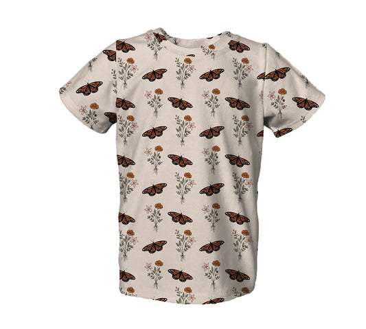 T-shirt - Children - Butterfly Flower