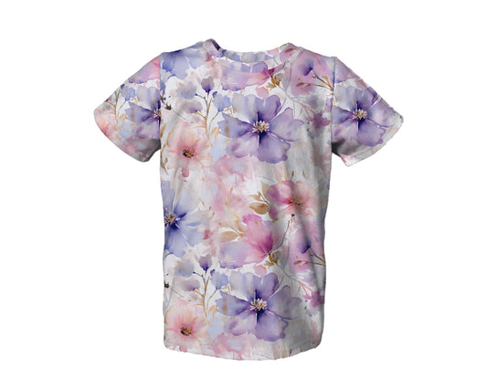 T-shirt - Children - watercolour Floral