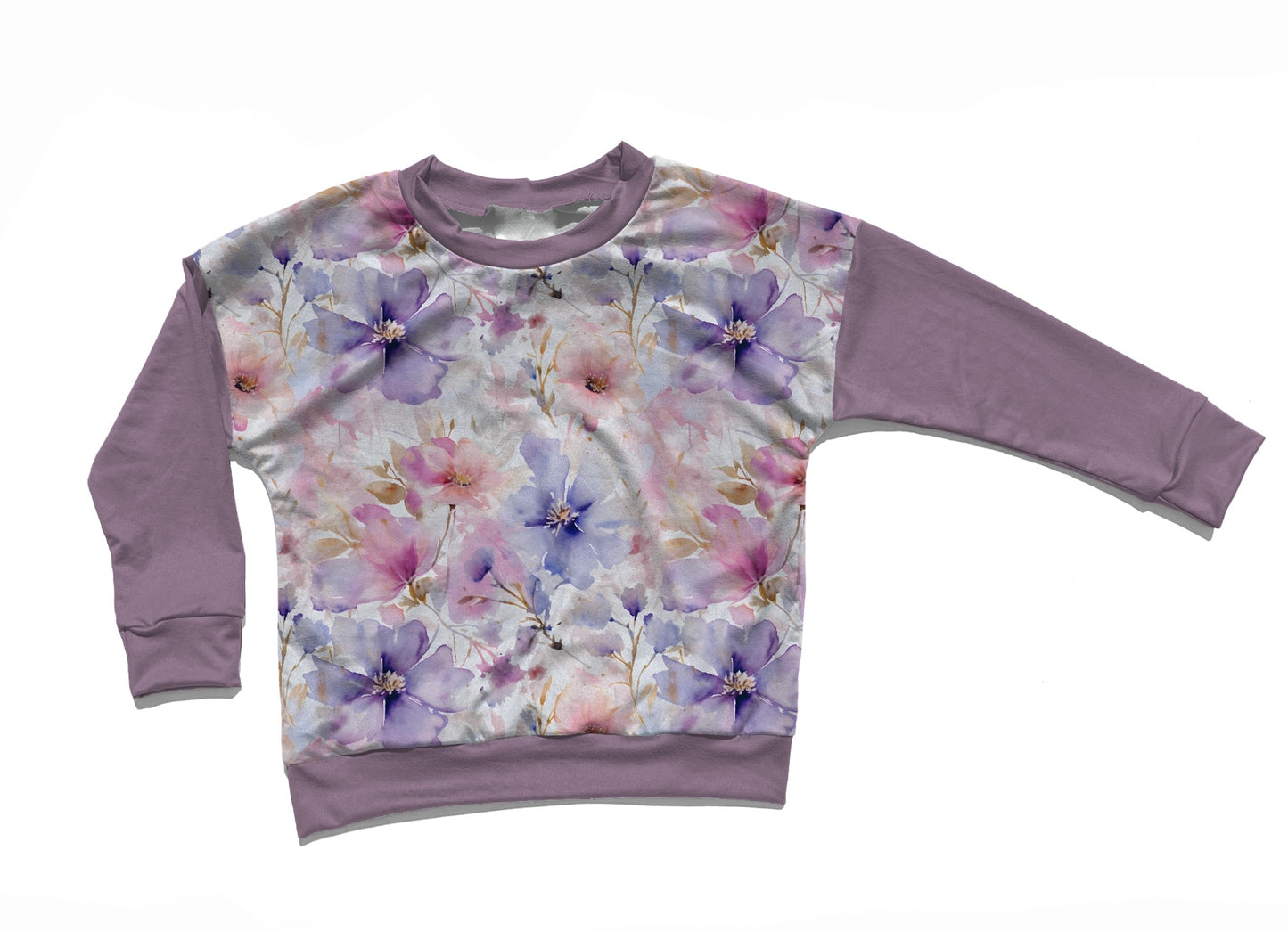 Children - Crewneck- Watercolour Floral