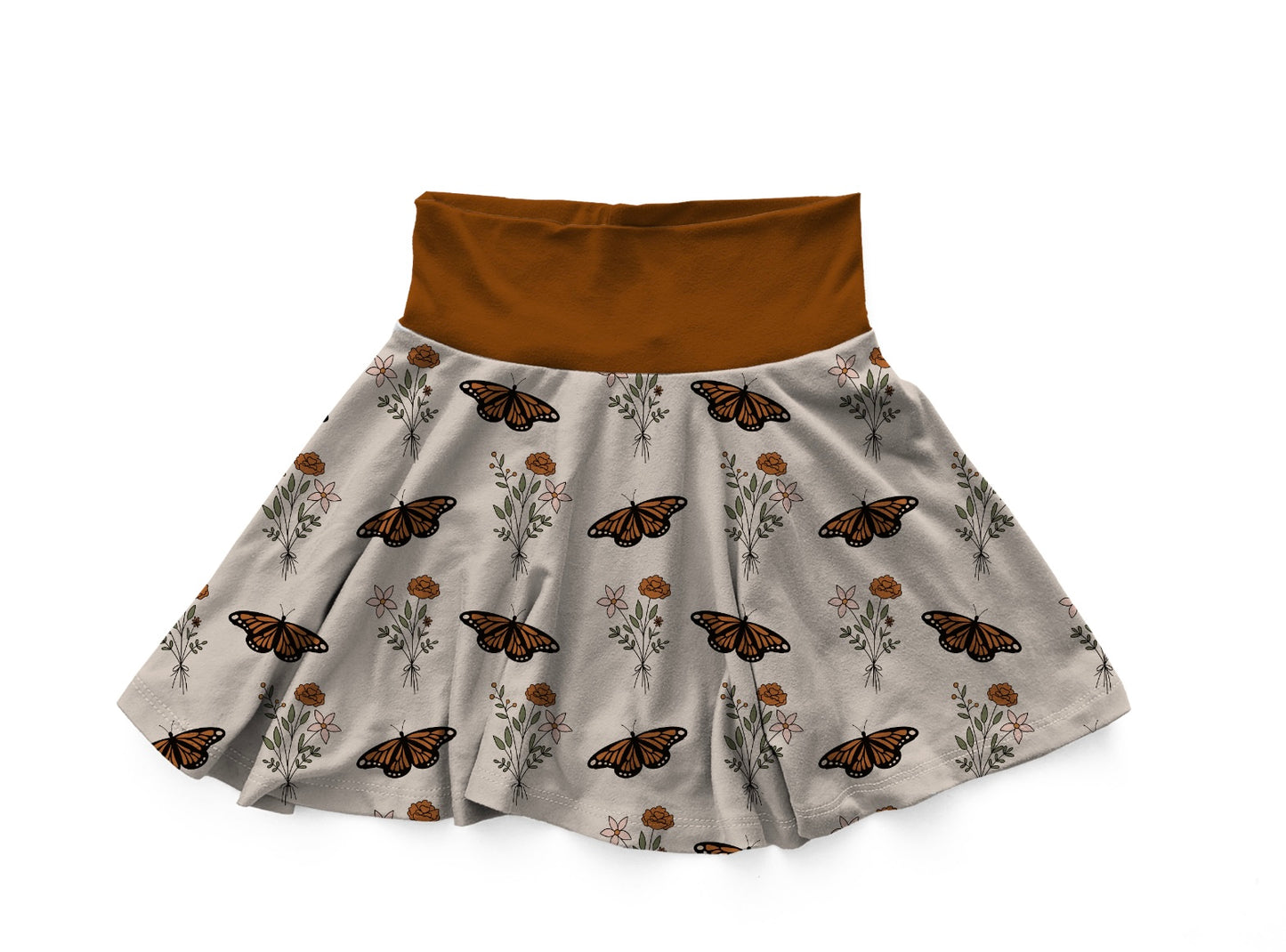 Children - Skirt - Butterfly Floral