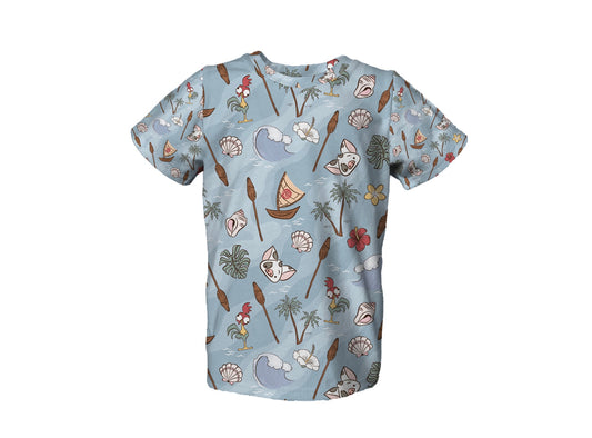 T-shirt - Children - Blue water