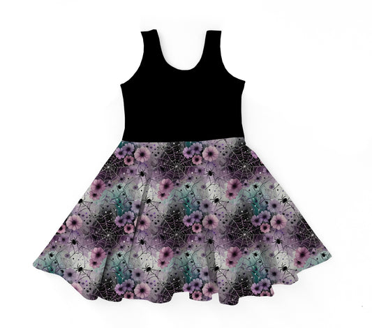 Adult - Dress- half Floral Web - PRE ORDER