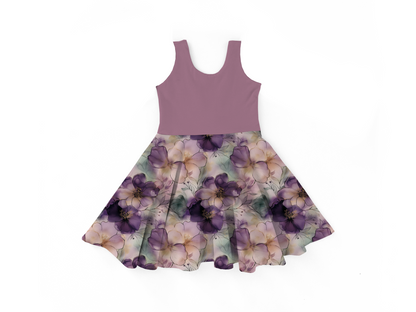 Muted Plum- Adult - handmade Dress - PRE ORDER