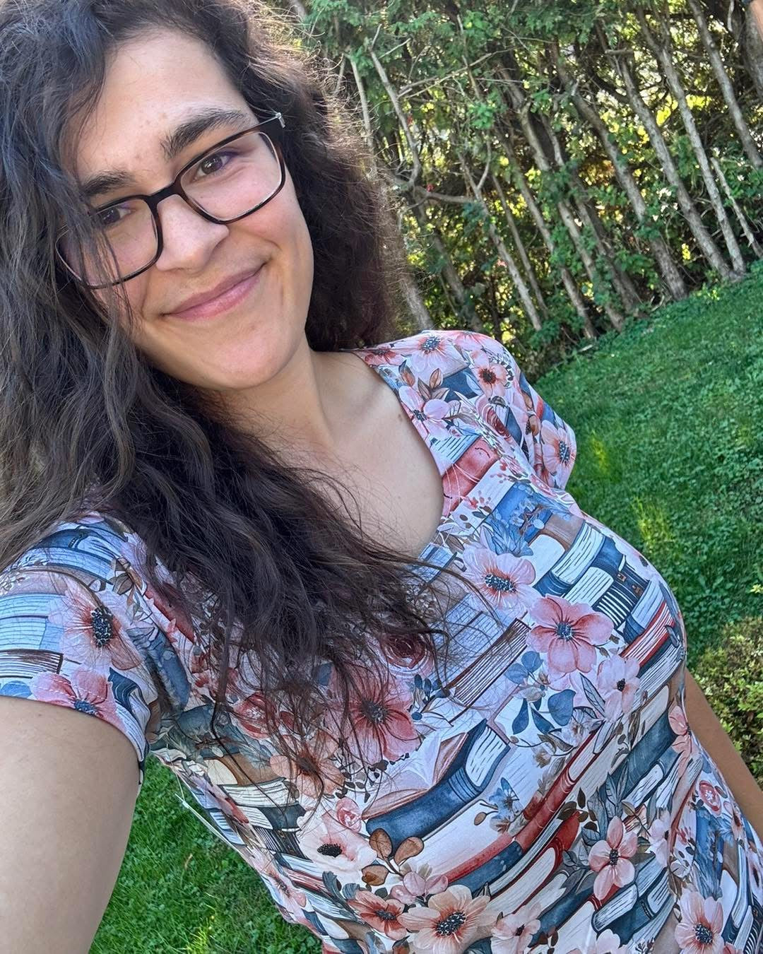 Adult - Book Floral T-shirt