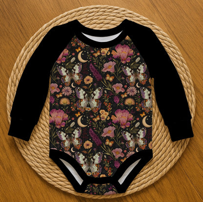 Mystical floral body - Romper with snaps