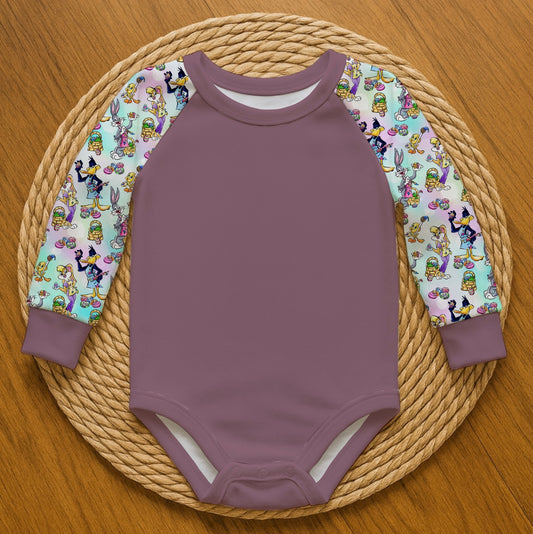 Bugs B. Arm- Romper with snaps