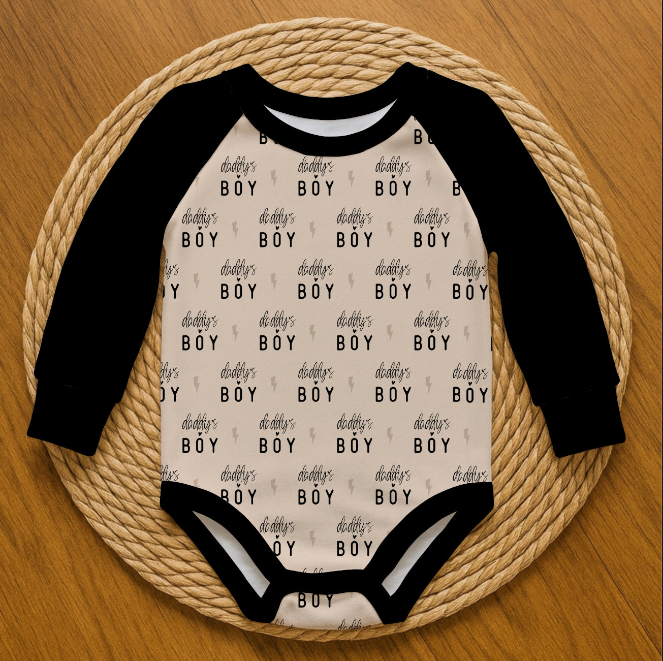 Daddy’s Boy- Romper with snaps