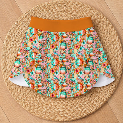 Retro beach - Tulip skort