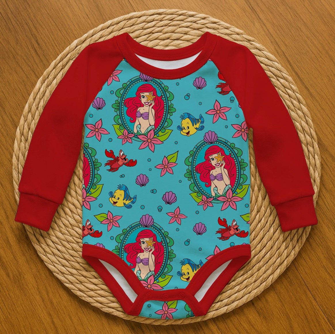 Mermaid - Romper with snaps