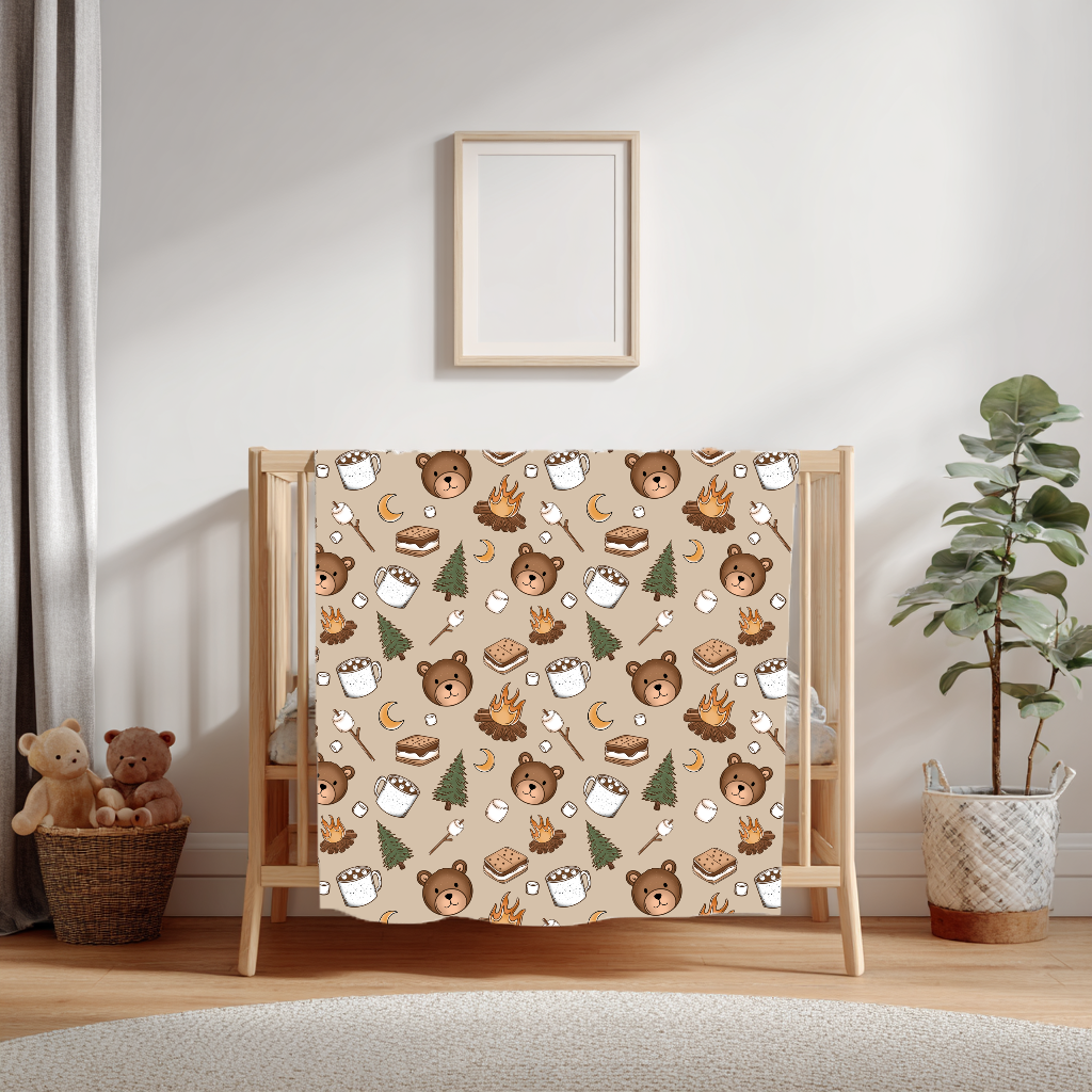 Pre-Order Minky Blanket - campfire