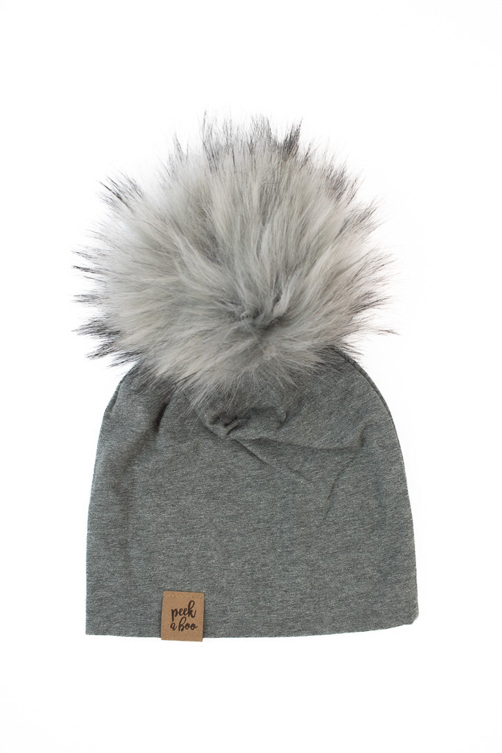 Slouchy Beanie Dark grey
