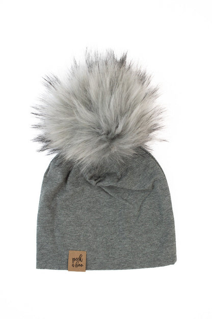 Slouchy Beanie Dark grey