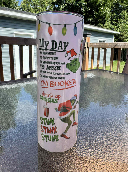 20 oz Straight Tumbler- Mr.Green