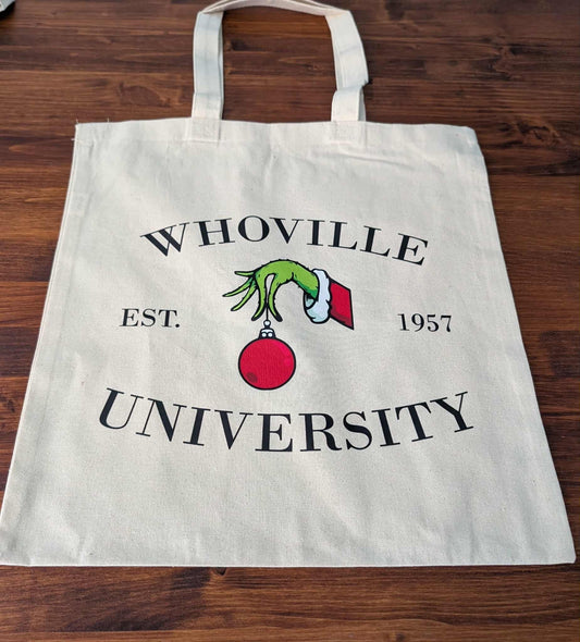 Whoville University -tote bag
