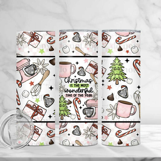 Wonderful time - 20 oz Straight Tumbler