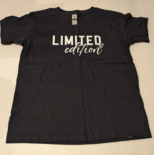 Limited Edition Black Tshirt - size small youth