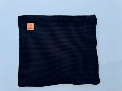 Black - Waffle neck warmer