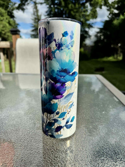 20 oz Straight Tumbler Shimmer Finish-  Mom