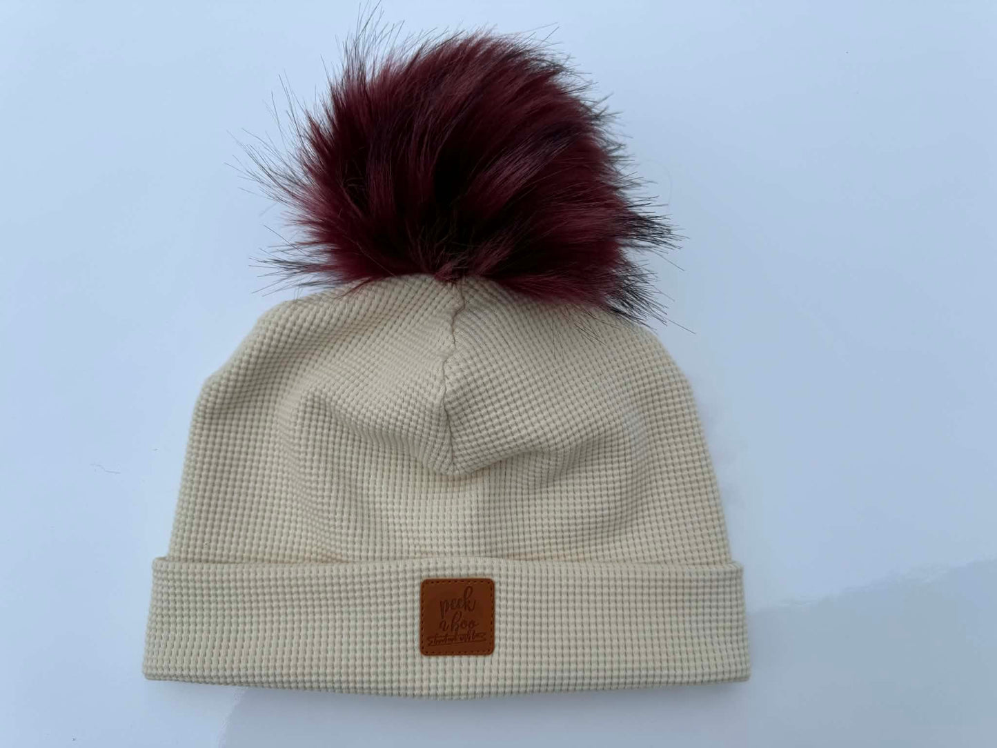 Cream - Waffle Beanie