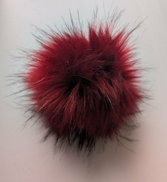 Burnt red pompom