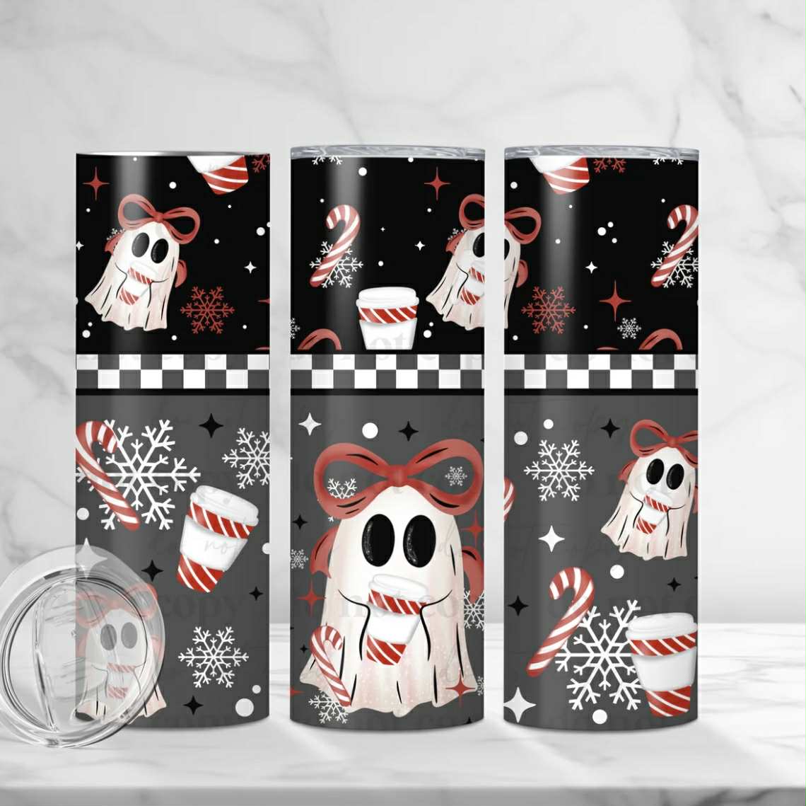 Winter Ghost - 20 oz Straight Tumbler