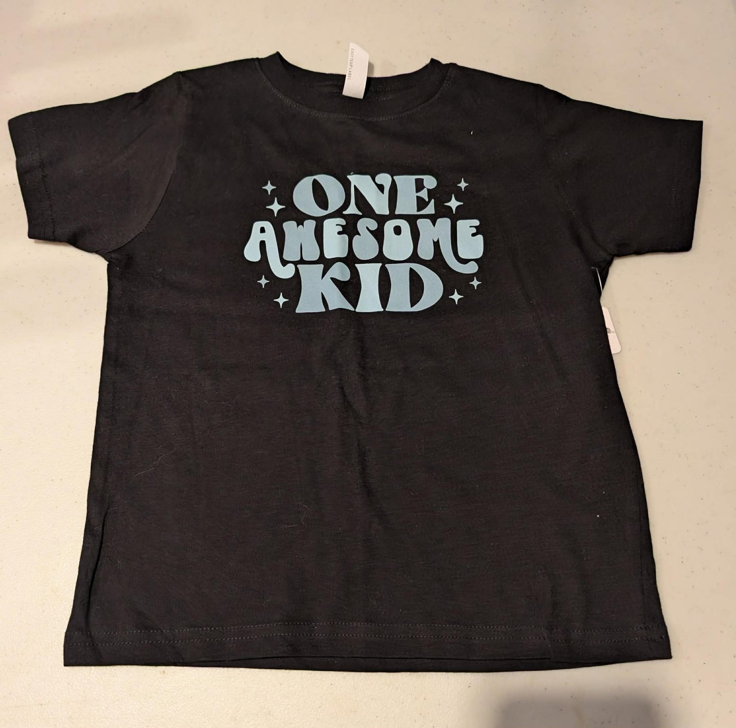 One awesome kid Black Tshirt - size 5/6