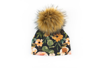 3 Season Toque Pastel autumn flowers