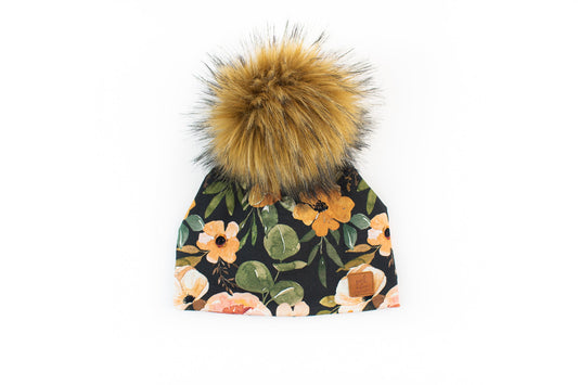 3 Season Toque Pastel autumn flowers